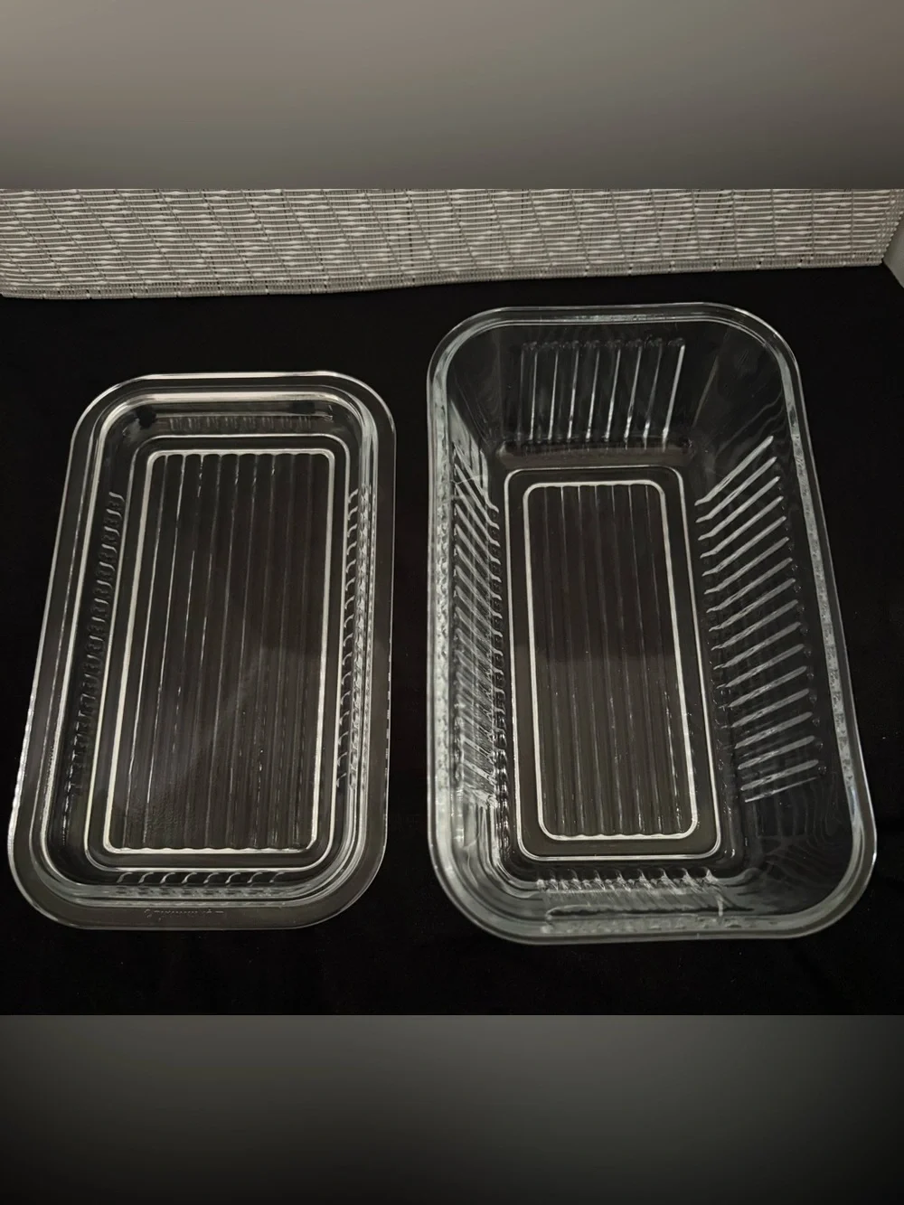 Vintage Pasabahce Ribbed Glass Butter Dish w/Lid or Versatile Food Storage - MCM